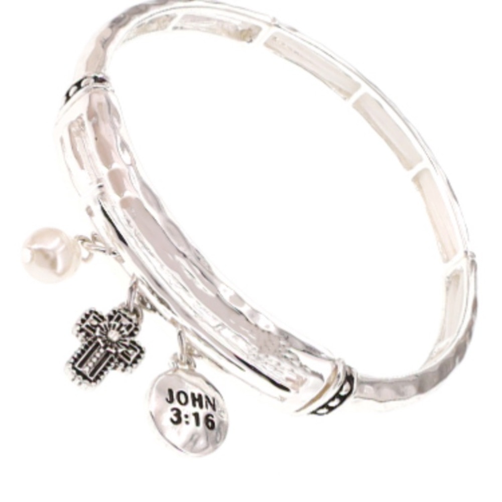 Silver Inspirational Charm Bracelet
